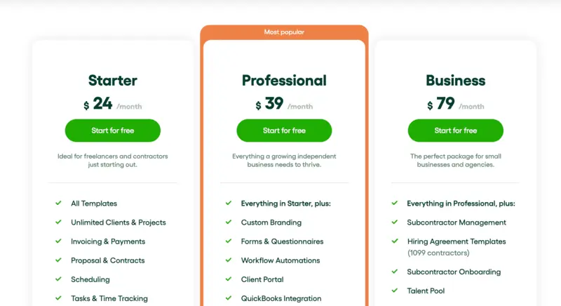 page des prix des bonsaïs