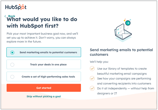 HubSpot : débuter avec l'email marketing