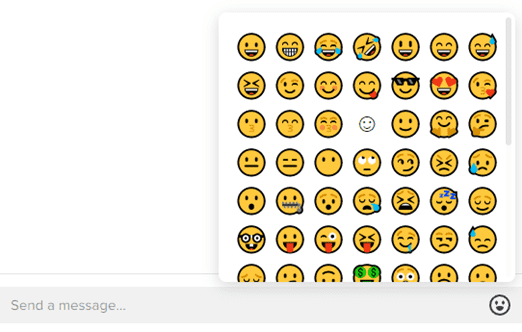 Emoji de messagerie dans TikTok