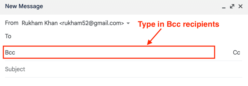 Le champ bcc de gmail permet d'ajouter plusieurs destinataires individuellement