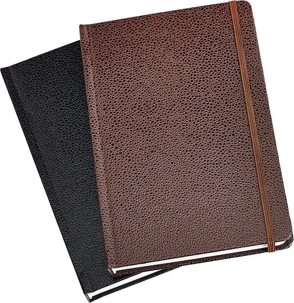 Amazon Basics Journal en galuchat, lot de 2