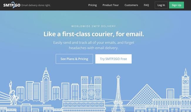 Service de livraison d'e-mails SMTP2GO