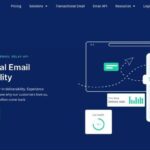 Page d'accueil SMTP.com comme alternative à Sendgrid