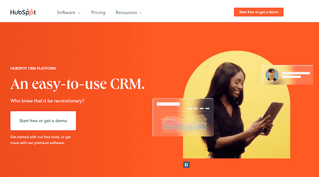 Plateforme CRM marketing HubSpot