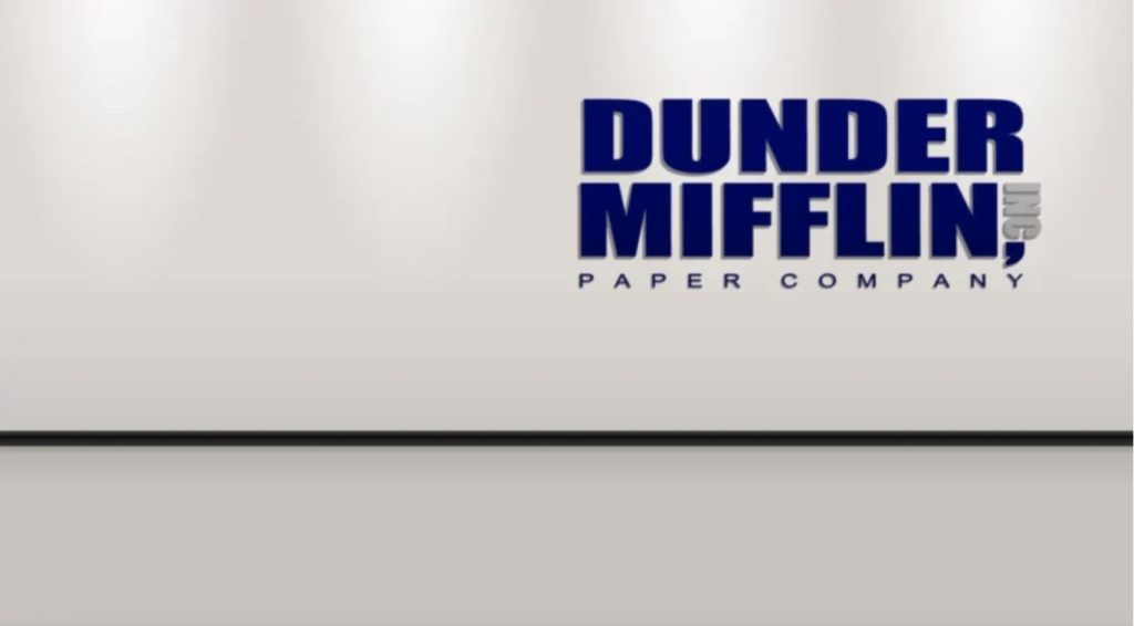 Arrière-plan de zoom de Dunder Mifflin