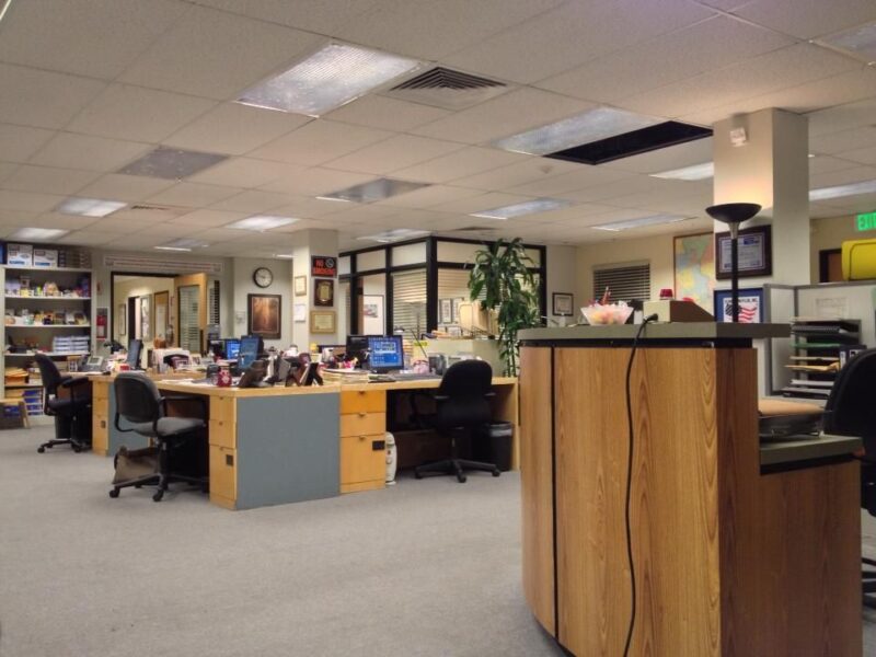 Arrière-plan du bureau de Dunder Mifflin pour Zoom