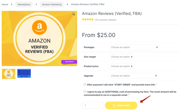 acheter des avis vérifiés sur Amazon